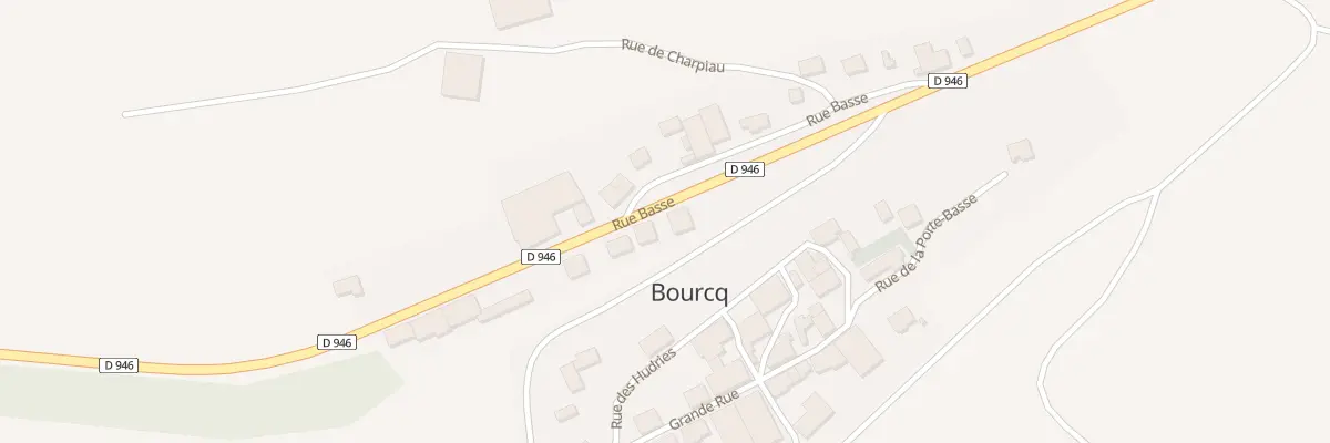 Plan du 1 Rue Basse à Bourcq