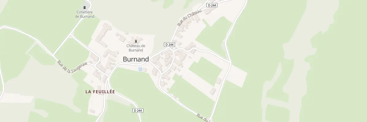 Plan du 3 Rue du Lavoir à Burnand