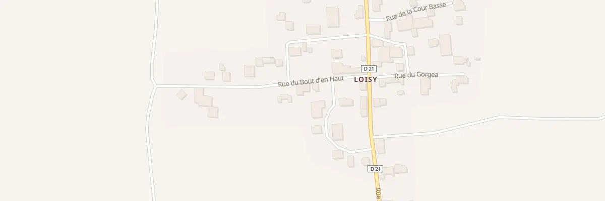 Plan du 5 Rue du Bout d’En Haut à Grivy-Loisy