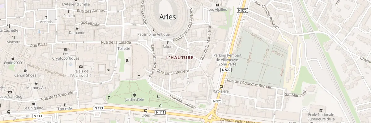Plan du 18 Rue du Grand Couvent à Arles