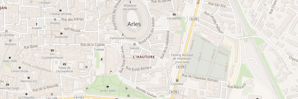 Plan du 10 Rue du Grand Couvent à Arles