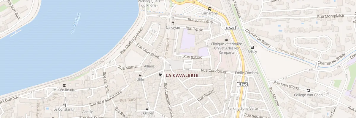 Plan du 21 Rue Voltaire à Arles