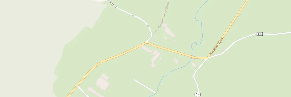 Plan du 2 Rte de Dijon à Vandenesse-en-Auxois