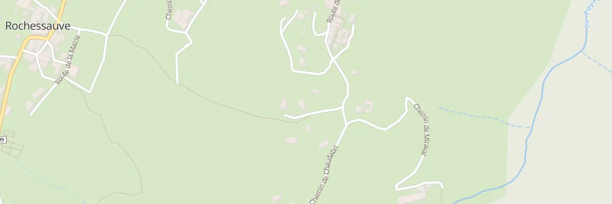 Plan du 5166 Le Pre à Rochessauve
