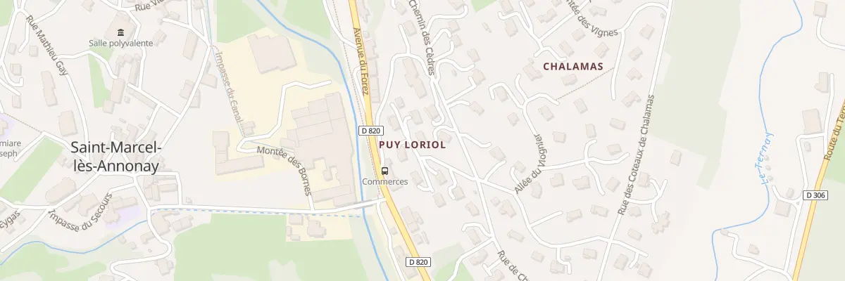 Plan du 80 All du Clos Ensoleillé à Saint-Marcel-lès-Annonay