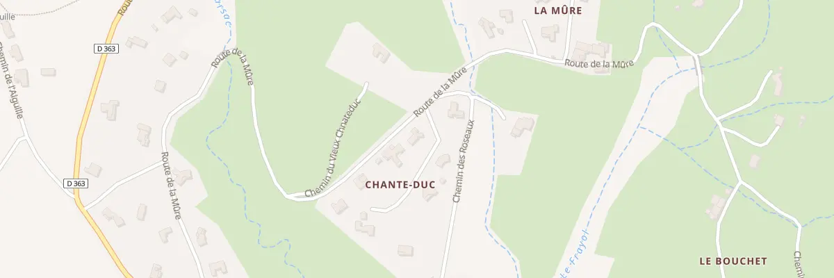 Plan du 40 Che de la Mure Sud à Aubignas