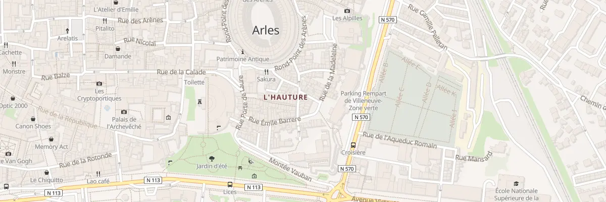 Plan du 33 Rue du Grand Couvent à Arles