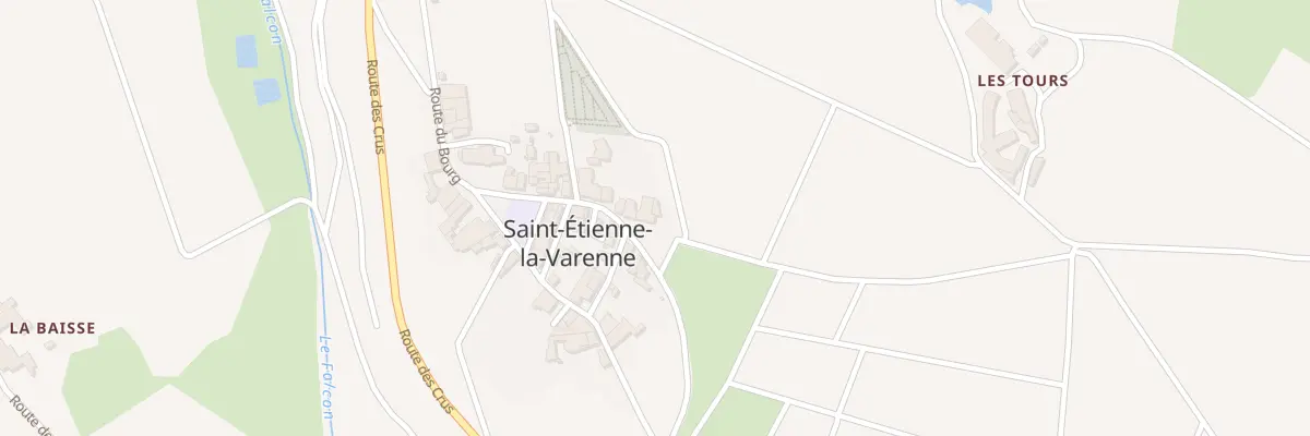 Plan du 5019 Le Bourg à Saint-Étienne-la-Varenne