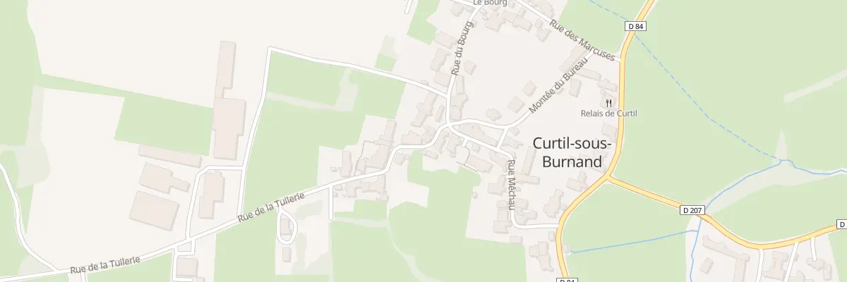 Plan du 5083 Curtil à Curtil-sous-Burnand
