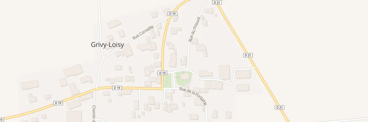 Plan du 1 Rue du Prieure à Grivy-Loisy