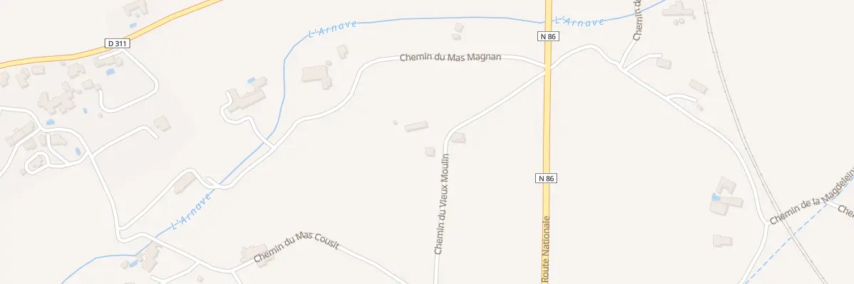 Plan du 5093 Mas Cousit à Saint-Alexandre