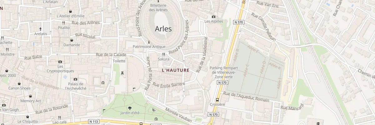 Plan du 25 Rue du Grand Couvent à Arles