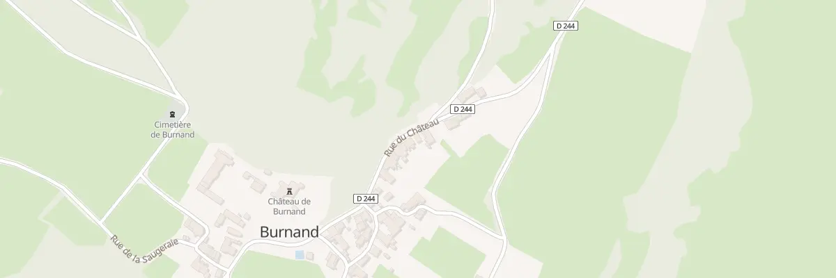 Plan du 5 Rue du Château à Burnand