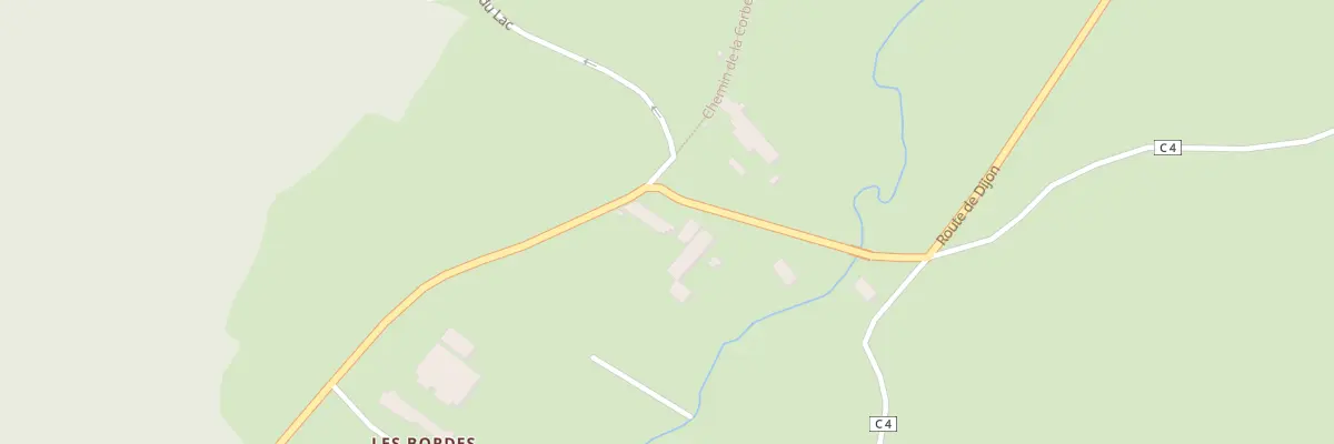 Plan du 4 Rte de Dijon à Vandenesse-en-Auxois