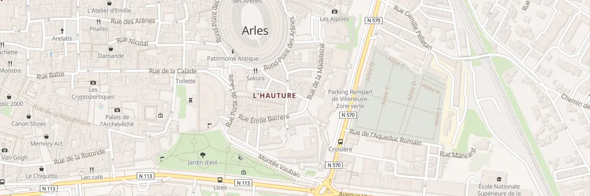 Plan du 31 Rue du Grand Couvent à Arles