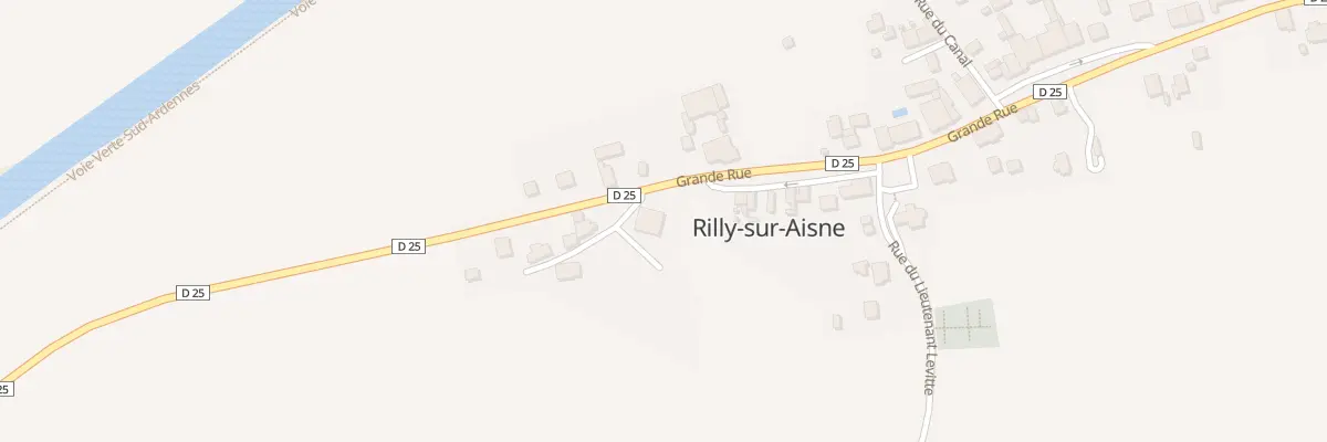 Plan du 4 Rue Grande Rue à Rilly-sur-Aisne