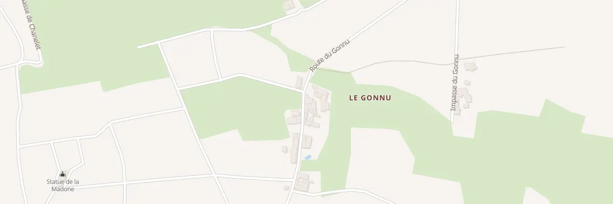 Plan du 277 Rte du Gonnu à Blacé
