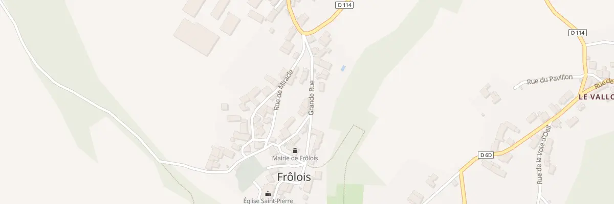 Plan du 5048 Gr Grande Rue Village à Frôlois