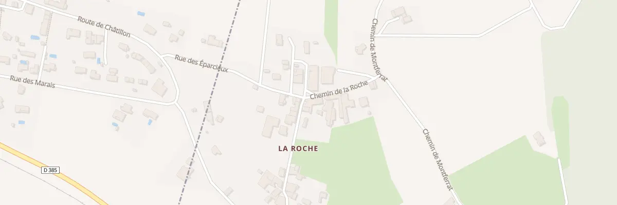 Plan du 150 Che de la Roche à Châtillon