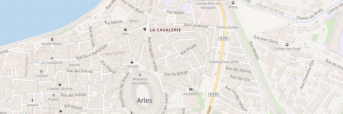 Plan du 40 Rue Portagnel à Arles