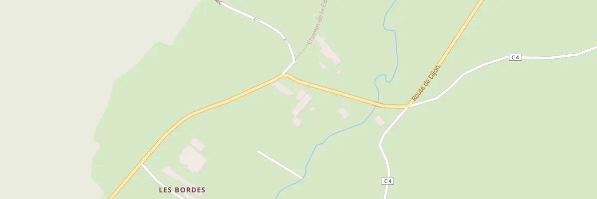 Plan du 6 Rte de Dijon à Vandenesse-en-Auxois