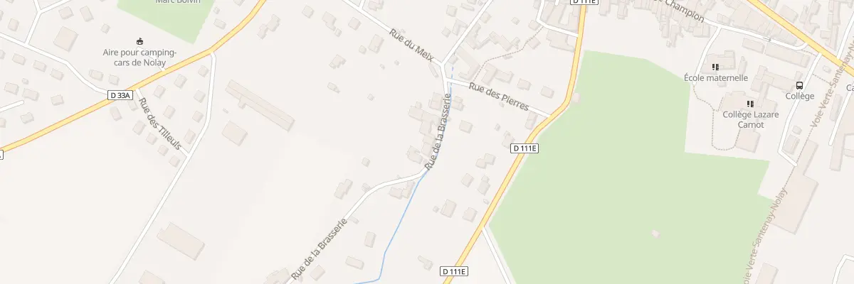 Plan du 8 Rue de la Brasserie à Nolay
