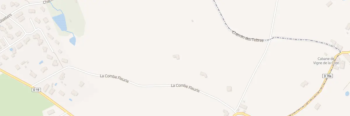 Plan du 445 Vc La Combe Fleurie à Éveux