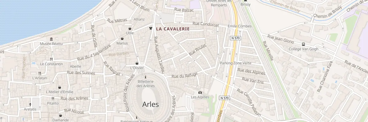 Plan du 52 Rue Portagnel à Arles