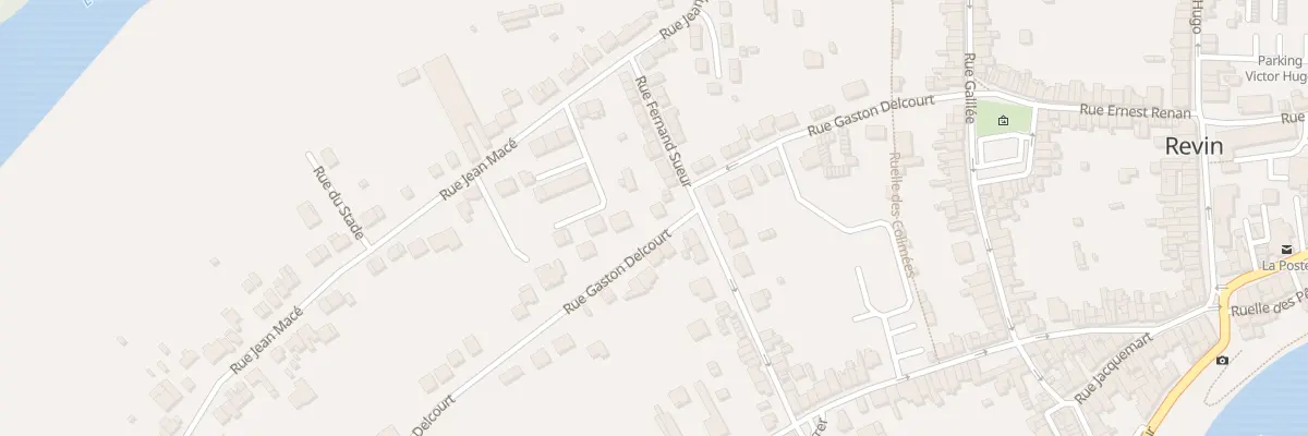 Plan du 236 Rue Gaston Delcourt à Revin