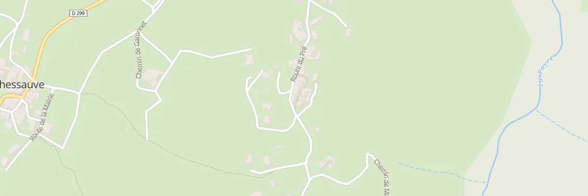Plan du 5081 Le Pre à Rochessauve