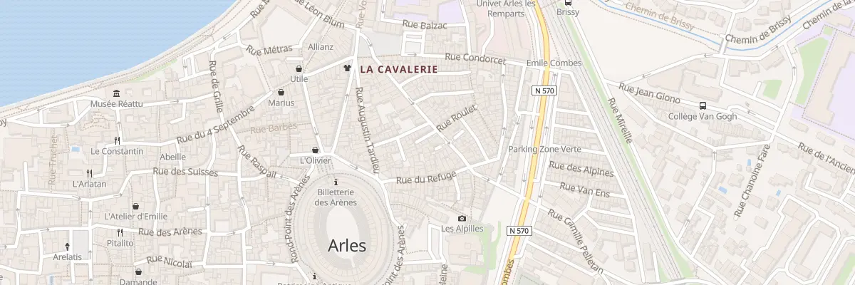 Plan du 54 Rue Portagnel à Arles