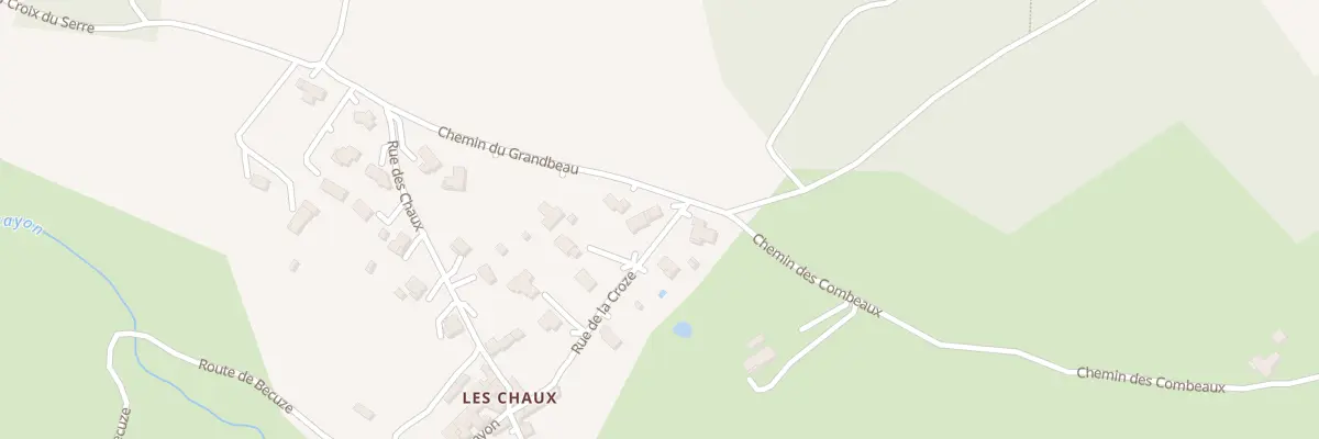 Plan du 5643 Les Chaux à Saint-Alban-d’Ay