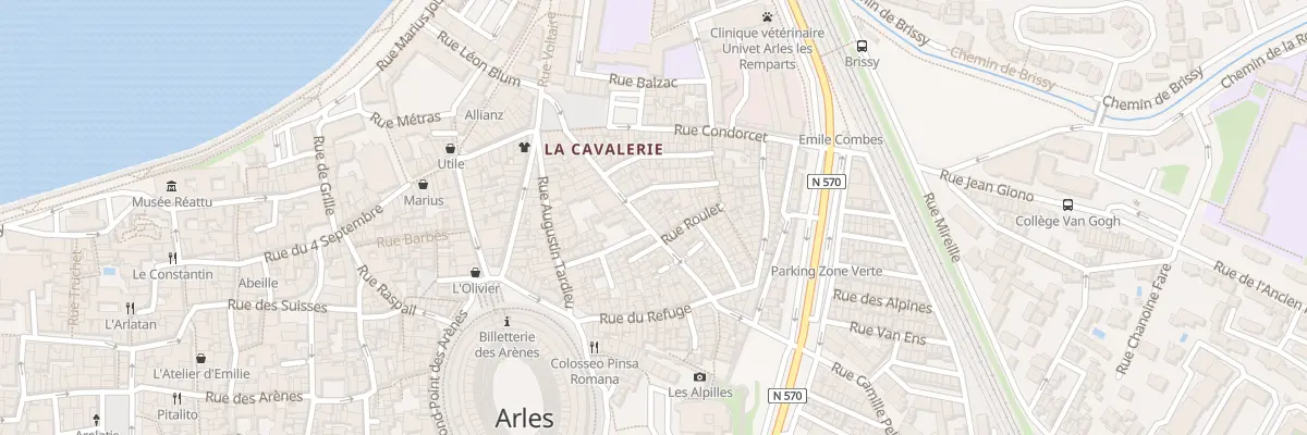 Plan du 27 Rue Portagnel à Arles