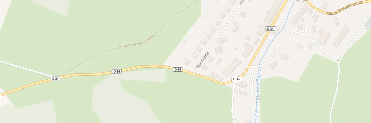 Plan du 32 Rue Haute à Fagnon