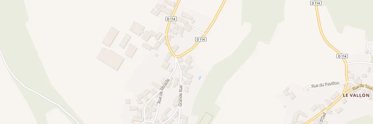 Plan du 15 Gr Grande Rue Village à Frôlois