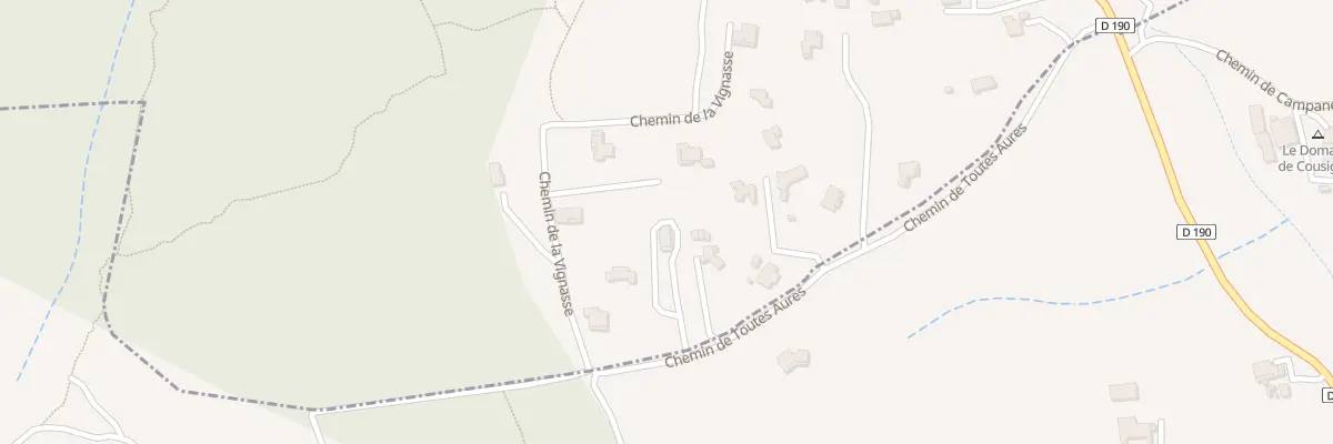 Plan du 430 Che de Toutes Aures à Saint-Montan