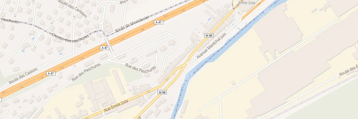 Plan du 59 Rue Emile Zola à Rive-de-Gier