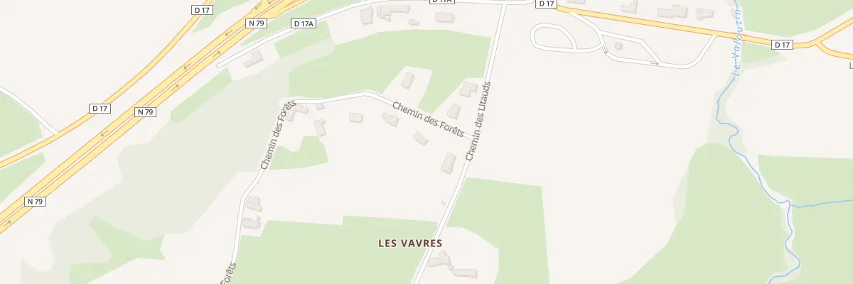 Plan du 2 Les Vavres à Sainte-Cécile