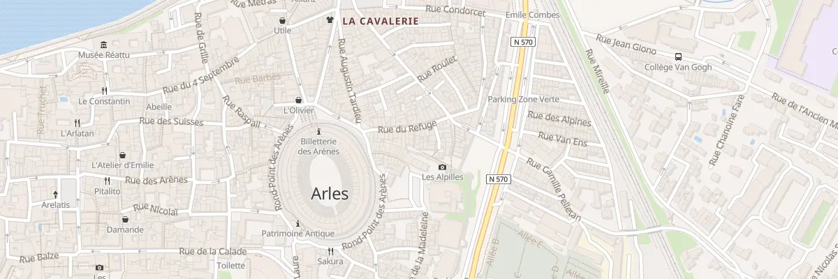 Plan du 49 Rue du Refuge à Arles