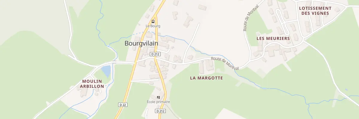 Plan du 5072 Le Bourg à Bourgvilain