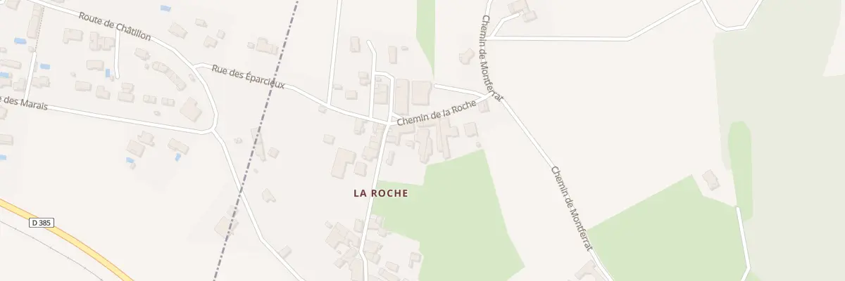 Plan du 178 Che de la Roche à Châtillon