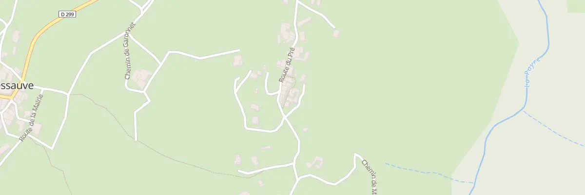 Plan du 5071 Le Pre à Rochessauve