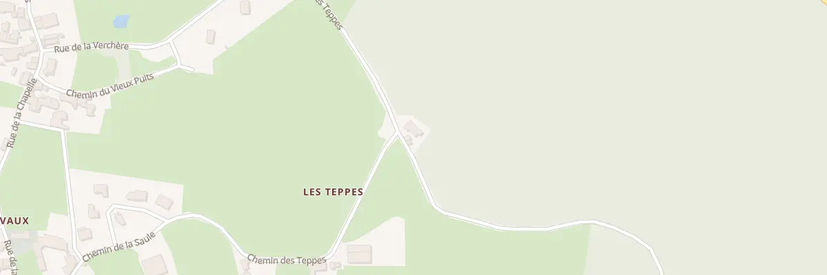 Plan du 6 Chem des Teppes à Massilly
