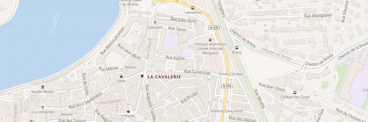 Plan du 9 Rue Balzac à Arles