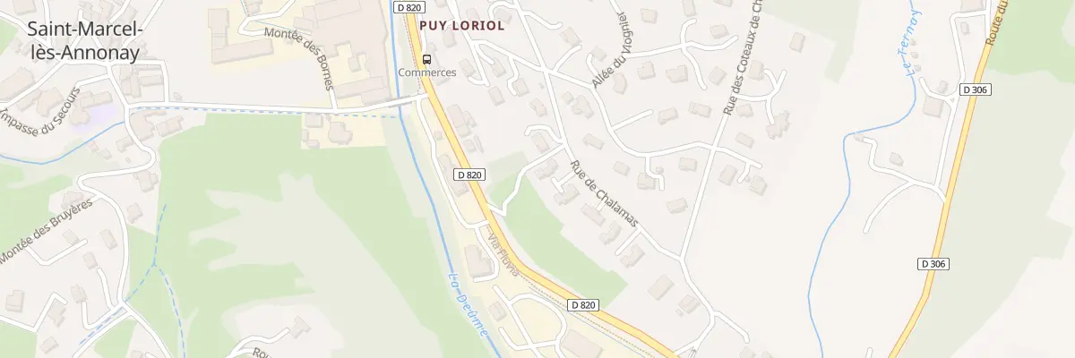Plan du 231D Rue de Chalamas à Saint-Marcel-lès-Annonay