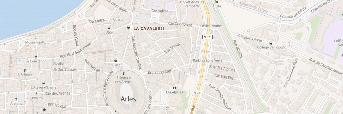 Plan du 55 Rue Portagnel à Arles