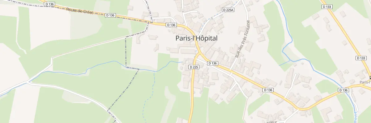 Plan du 2 Rte de Saint-sernin à Paris-l’Hôpital