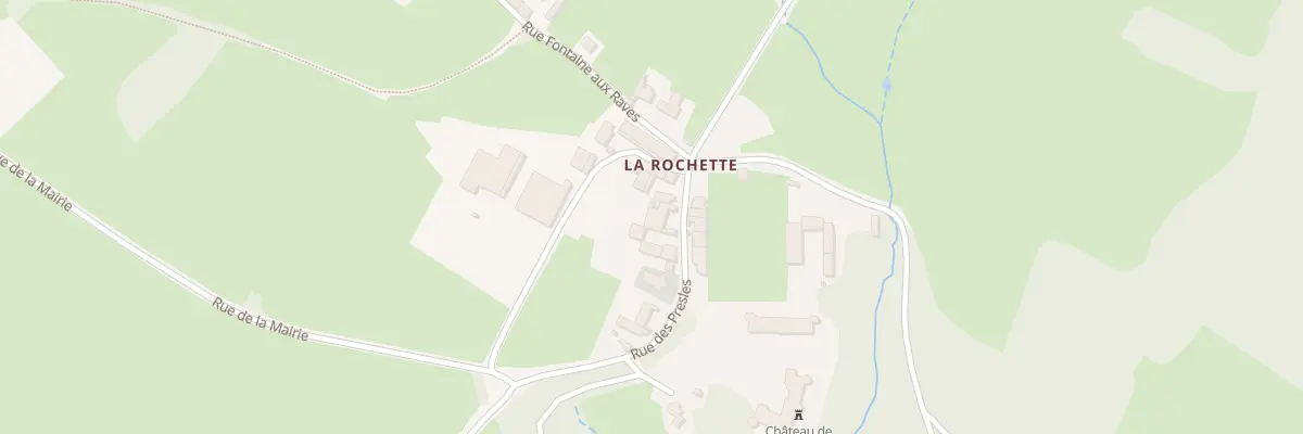 Plan du 5034 La Rochette à Saint-Maurice-des-Champs