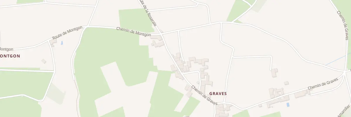 Plan du 972 Che de Graves à Porte des Pierres Dorées
