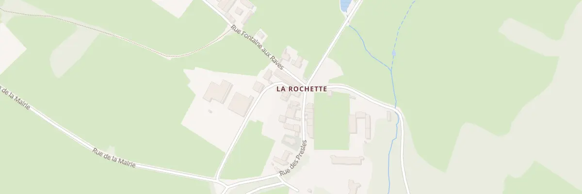 Plan du 5036 La Rochette à Saint-Maurice-des-Champs